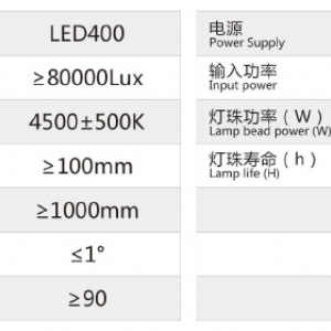 LED400/400 手術(shù)無影燈